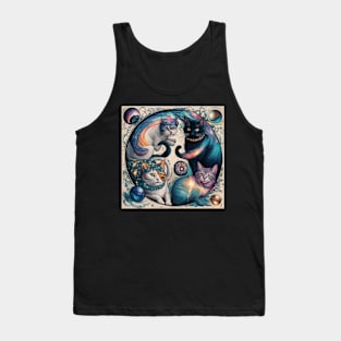 Cosmic Cat Odyssey Tank Top